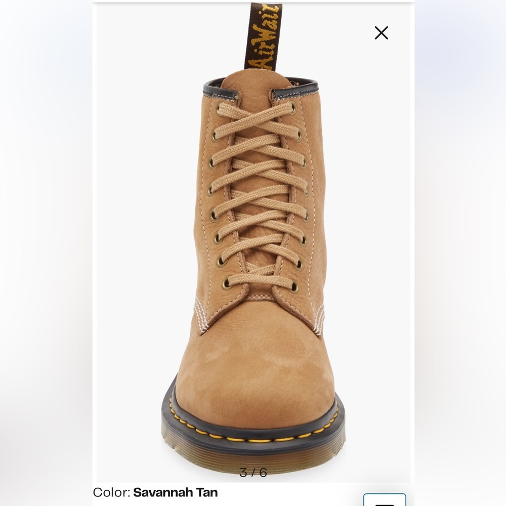 Dr. Martens 1460 Nubuck Boots DR. MARTENS
Men size 11women 12 gently used - Picture 6 of 16